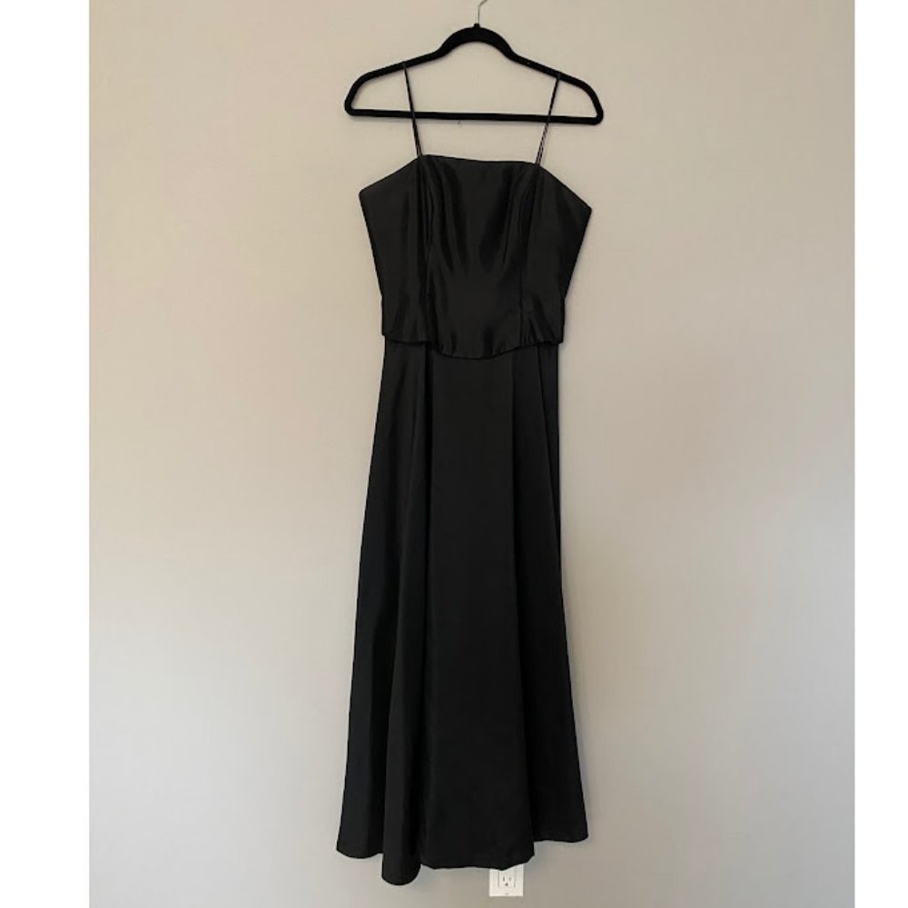 JS Collections Black Formal Dress